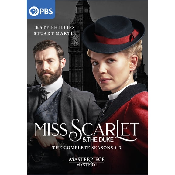 Masterpiece Mystery!: Miss Scarlet and the Duke Seasons 1, 2 & 3