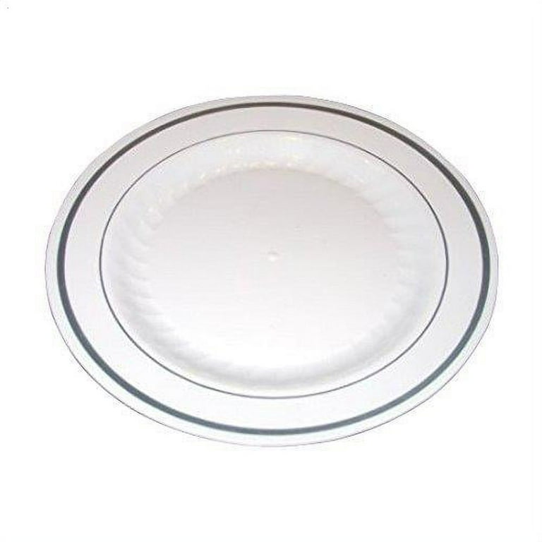 Masterpiece Premium Quality Heavyweight Plastic Plates 25 Dinner Plates and 25 Salad Plates Walmart