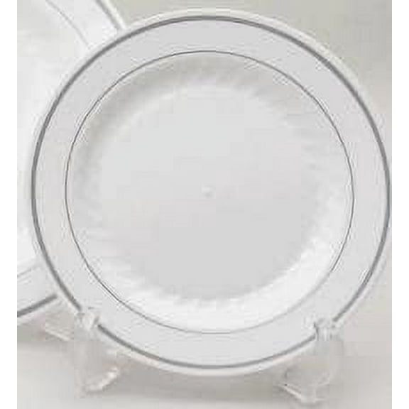 Masterpiece Silver 10.25" Plates 120 Pack