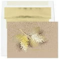 thumbnail image 1 of Masterpiece Studios Holiday Collection 15-Count Boxed Christmas Cards with Foil-Lined Envelopes, 5.6" x 7.8", Golden Pine (964400), 1 of 1