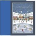 thumbnail image 1 of Masterpiece Studios Holiday Collection 18-Count Boxed Christmas Cards With Envelopes, 7.8" x 5.6", Holiday Village (938600), 1 of 2