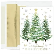 Masterpiece Studios Holiday Collection Christmas Cards, 16-Count Boxed