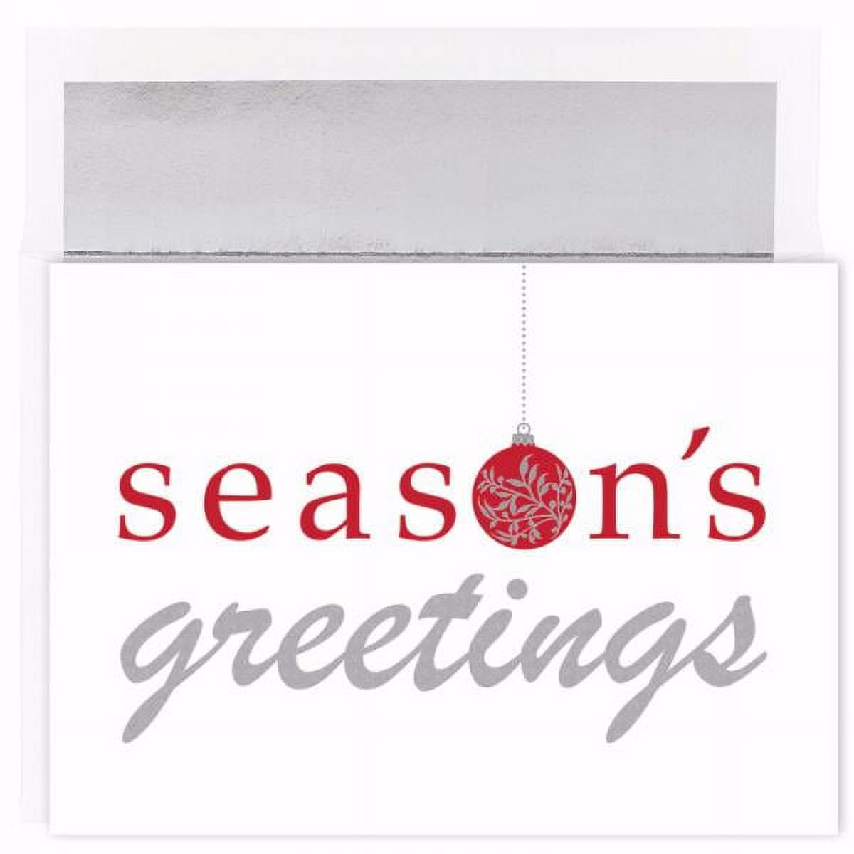 Masterpiece Studios Holiday Collection Greeting Ornament 16 Count Boxed