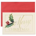 thumbnail image 1 of Masterpiece Studios Holiday Collection Petite Cards 16 Cards/Envelopes, Holly Merry Berry, 4" x 6", 1 of 1