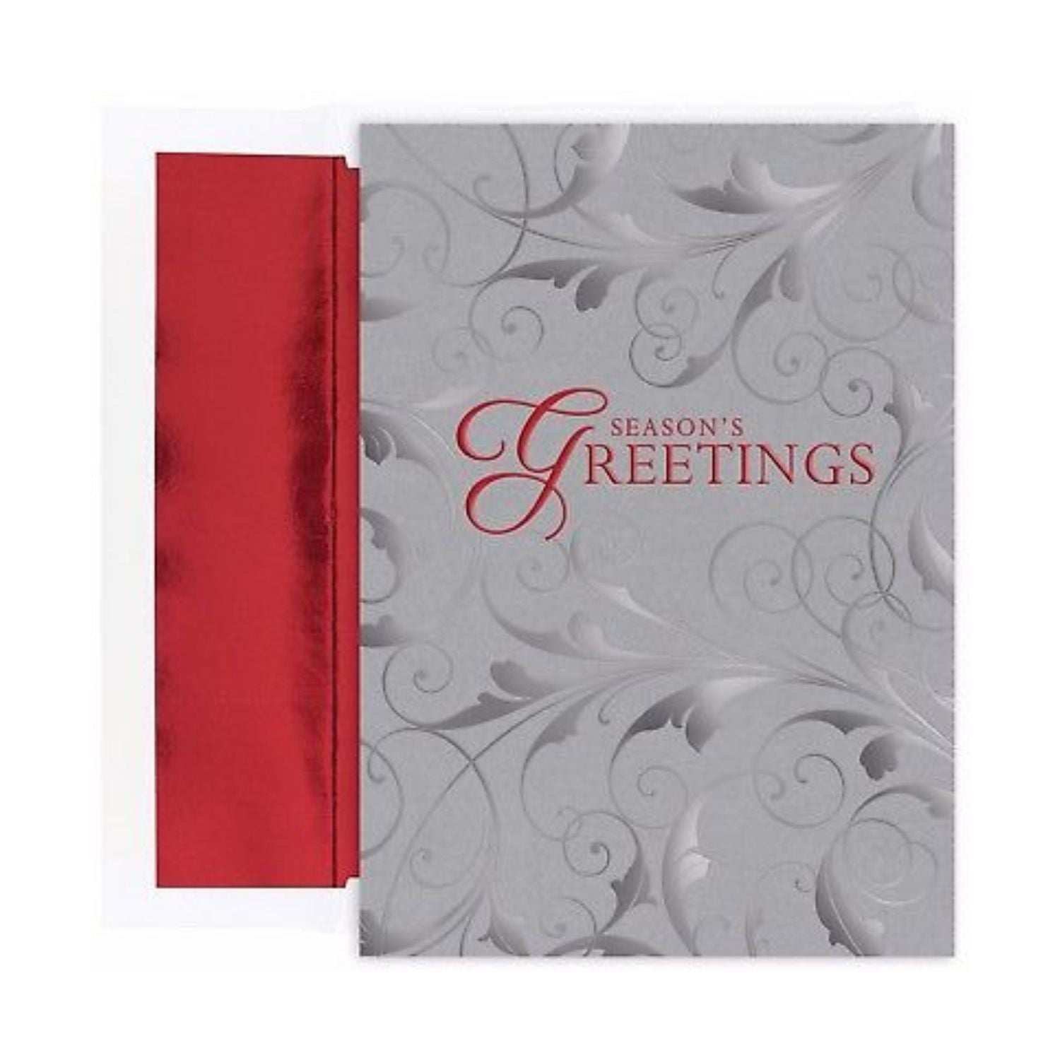 Masterpiece Studios Holiday Flourish Boxed Christmas Cards, 16 count