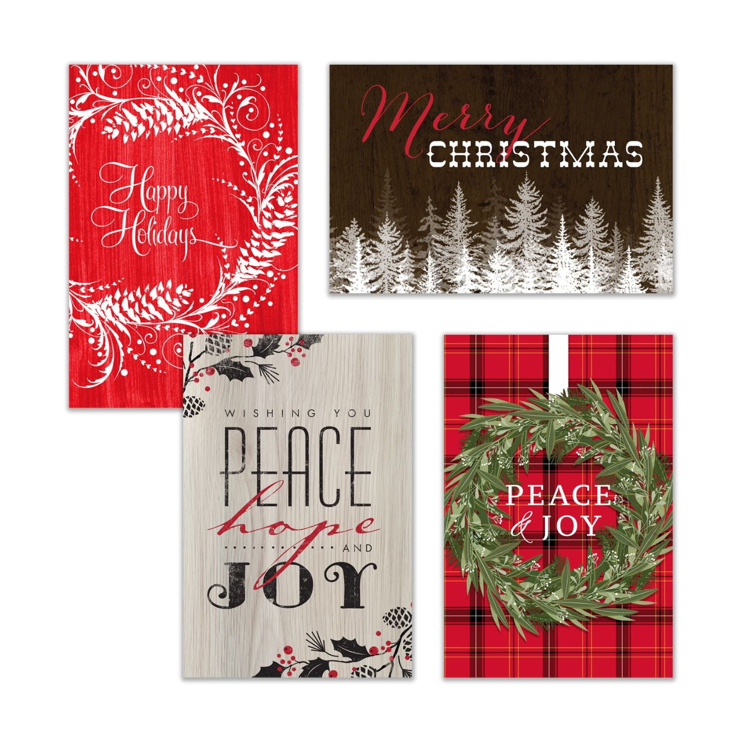 Masterpiece Studios Rustic Assortment 16Count Boxed Assorted Holiday
