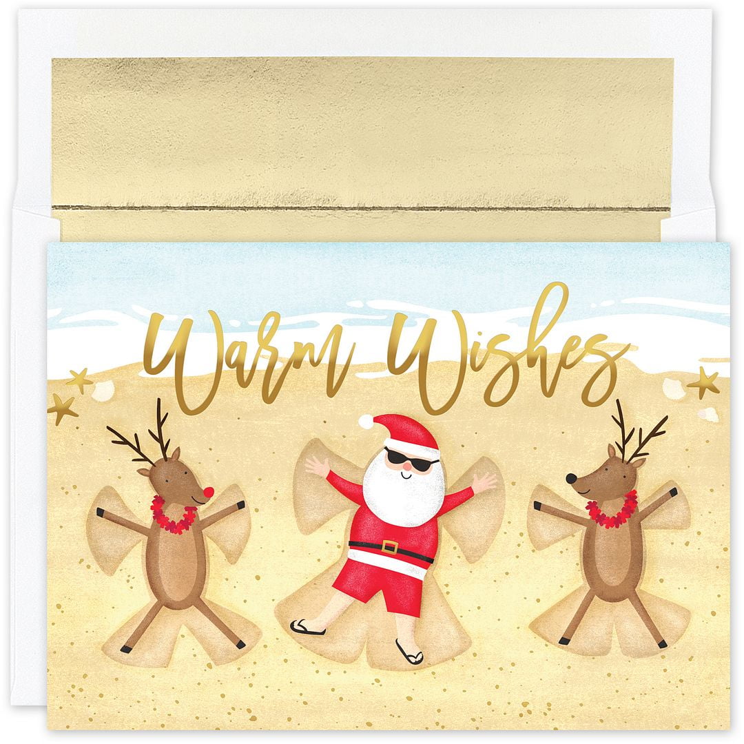 Masterpiece Studios Warmest Wishes 16Count Boxed Christmas Cards With