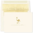 thumbnail image 1 of Masterpiece Studios Warmest Wishes 16-Count Christmas Cards, Golden Flamingo, 7.87" x 5.62" (966400), 1 of 1