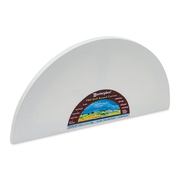 Masterpiece Tahoe Cotton Canvas Shape - Half Round, 10" x 20"