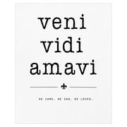 Masterpiece Veni Vidi Amavi by Jan Weiss Wrapped Canvas Art Print