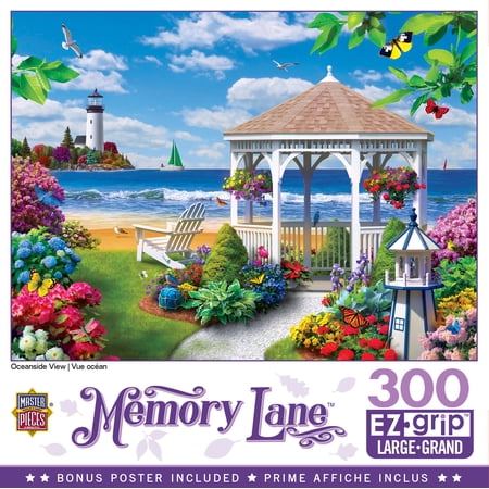 MasterPieces Memory Lane 300 Puzzles Collection - Oceanside View 300 Piece Jigsaw Puzzle