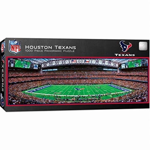 MasterPieces Master Pieces NFL Houston Texans Stadium Panoramic Jigsaw Puzzle 1000 Pieces Team Color 13 x 39