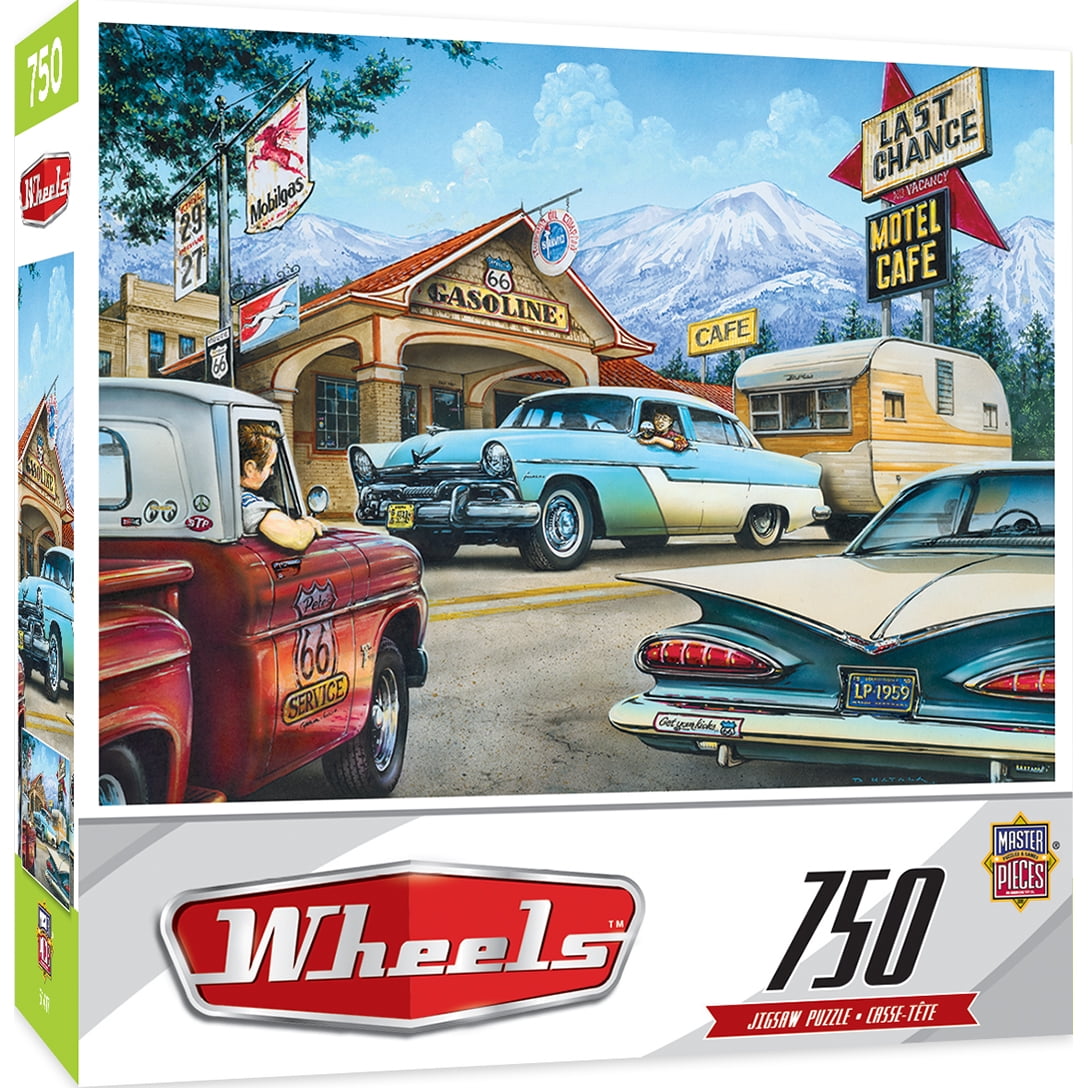 Masterpieces On The Road 750pc Wheels Puzzle
