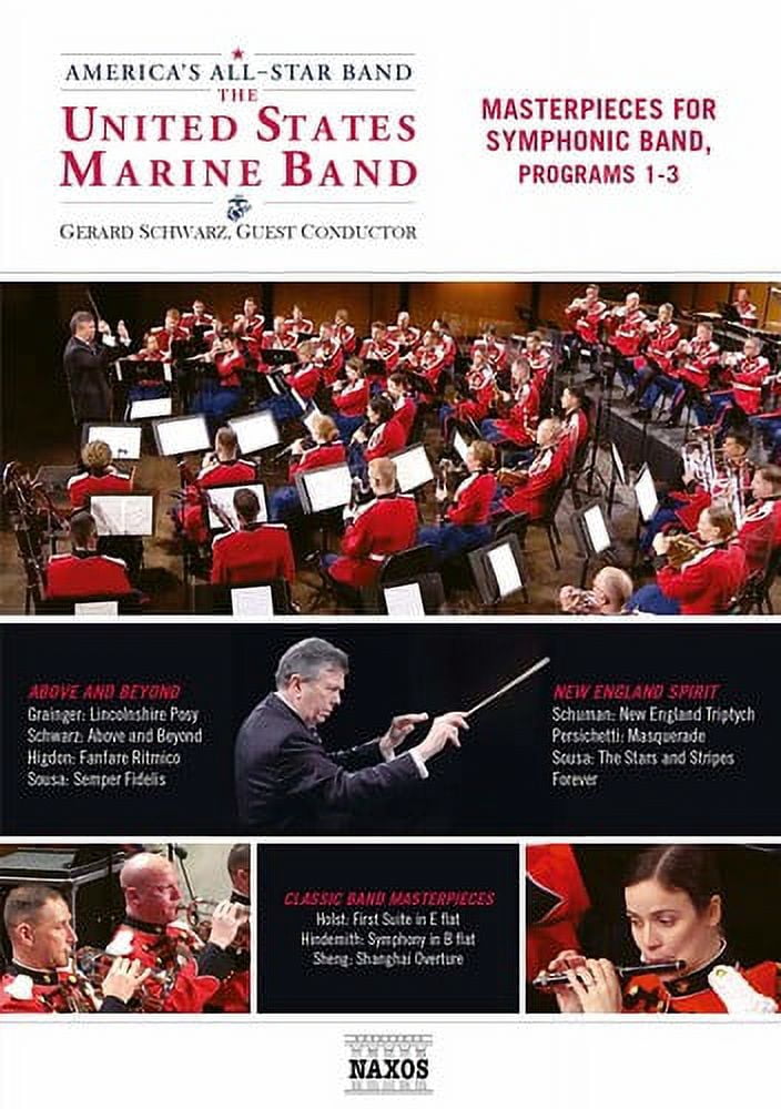 Masterpieces for Symphonic Band Programs 1-3 (DVD), Naxos, Music ...