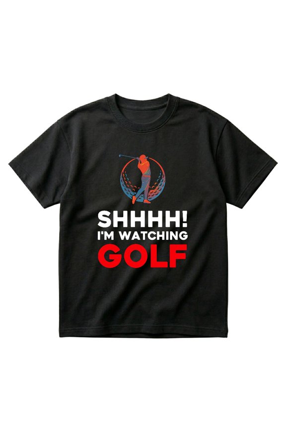 Masters And Chill Shhh I'm Watching Golf Funny Fan Gift T-Shirts
