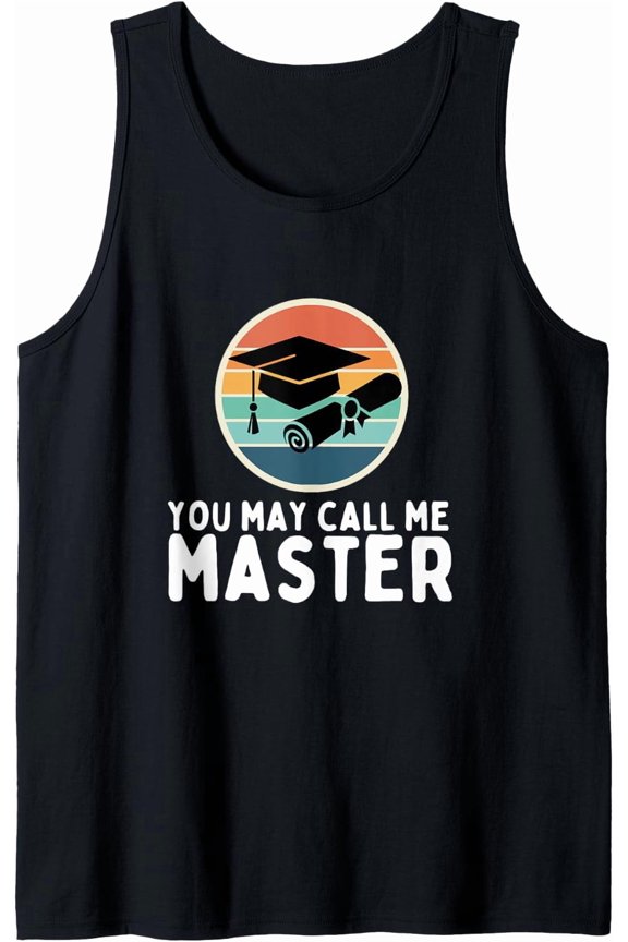 Masters Degree Designs For Men Women Mba Education Mba Tank Top Size S-3XL
