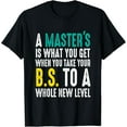 thumbnail image 1 of Masters Degree Graduation Funny Humor Quotes Lover Students T-Shirt, 1 of 3