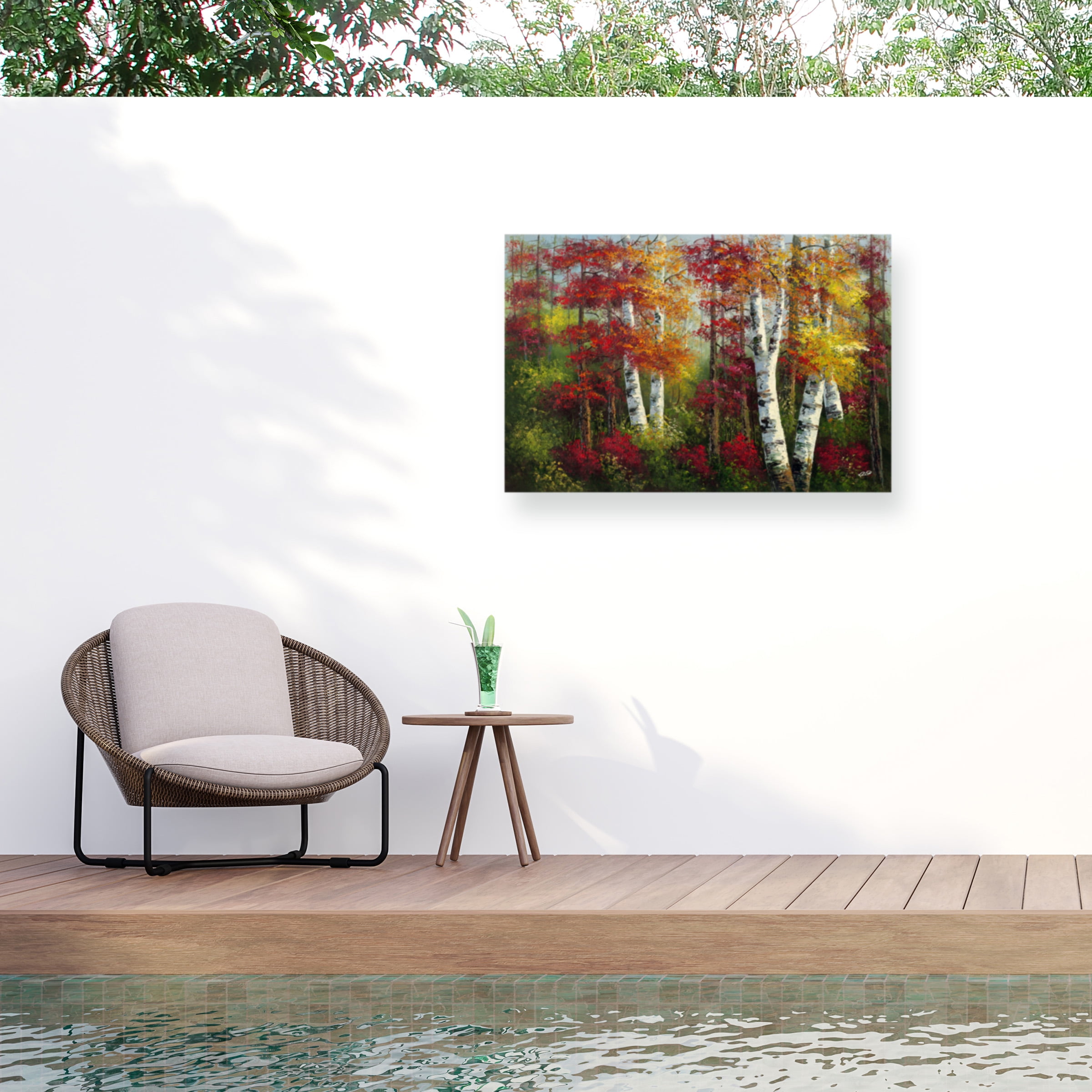 Masters Fine Art 'Indian Summer' Outdoor All-Weather Wall Decor