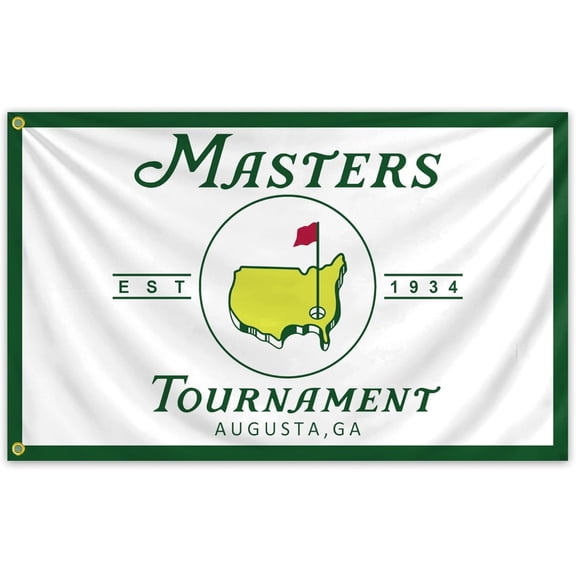 Masters Flag Golf Flag 3x5 Ft Masters Golf Flag Double Sided Mirror Print Golf Banner Funny Man Cave Meme Wall Flags for Outdoor Room Teen Girls Indoor Bedroom and College Dorm Garage Tapestry Decor