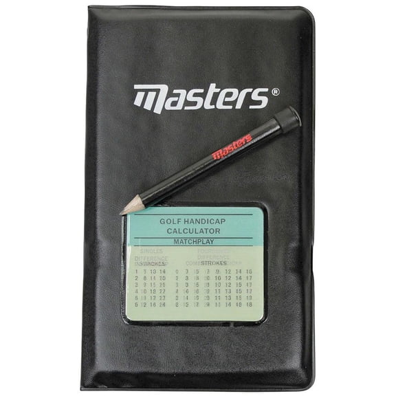 Masters Golf Score Card Holder