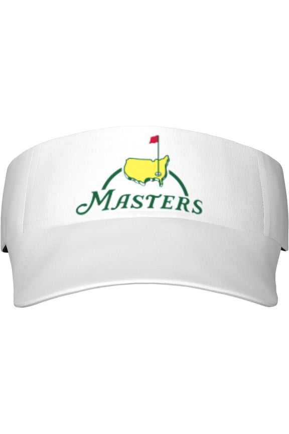 Masters Golf Sports Sun Visor Hats Women Men Golf Visors Hat for Men Adjustable Flower Visor Cap for Men Women