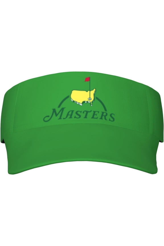 Masters Golf Sports Sun Visor Hats Women Men Golf Visors Hat for Men Adjustable Flower Visor Cap for Men Women
