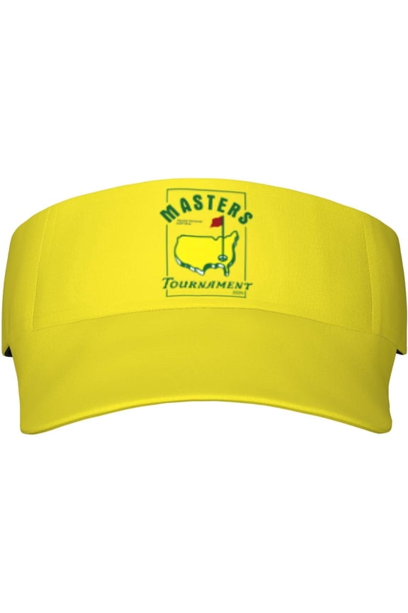 Masters Golf Sports Sun Visor Hats Women Men Golf Visors Hat for Men Adjustable Flower Visor Cap for Men Women