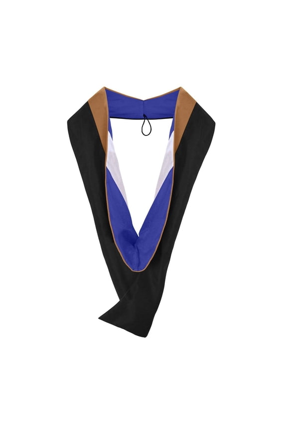 Masters Hood For Business, Accounting, Commerce, Industrial, Labor Relations - Drab/Navy Blue/White