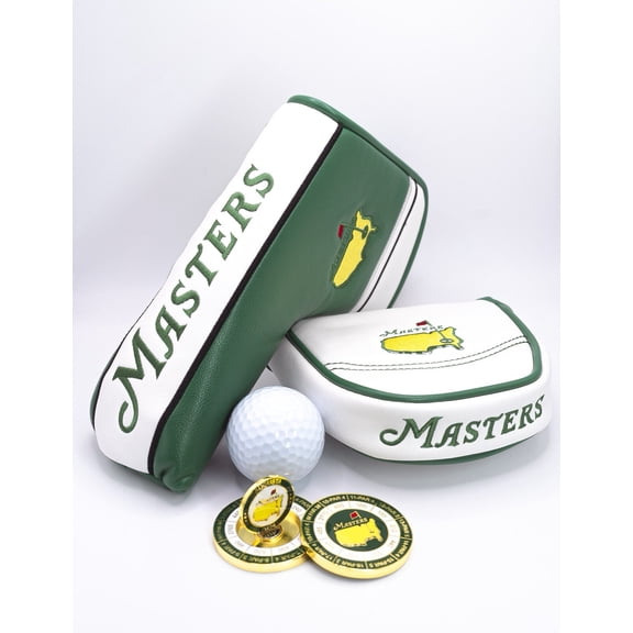 Masters Mallet Putter Cover + Masters Blade + 2024 Masters Augusta Yardage Coin