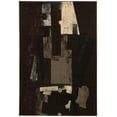thumbnail image 1 of Masters Museum Black Area Rug 5x76 Polypropylene Abstract Design Floor Covering, 1 of 5