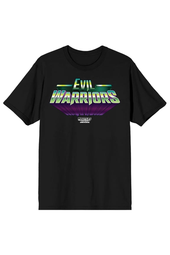 Masters Of The Universe Evil Warriors Adult Black Crew Neck Short Sleeve T-shirt - XL