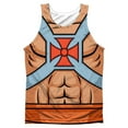 thumbnail image 1 of masters of the universe men's  he man costumes mens tank white, 1 of 2