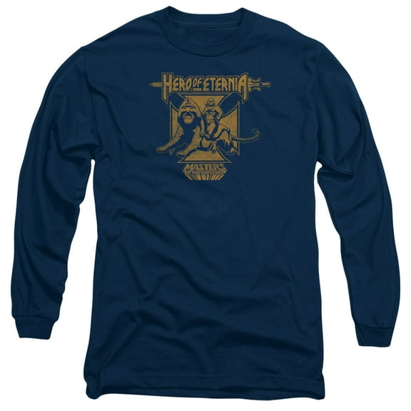 Masters Of The Universe/Hero Of Eternia-Long Sleeve Adult 18/1 Navy
