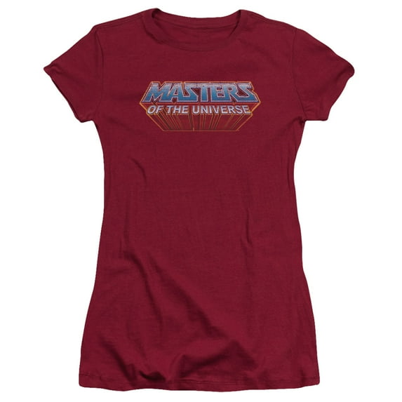 Masters Of The Universe/Logo S/S Junior Women's T-Shirt Sheer-Cardinal