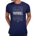 thumbnail image 1 of Masters Of The Universe Movie By The Power Of Grayskull Text Stack Men's T Shirt (Navy, S-XXXL), 1 of 4