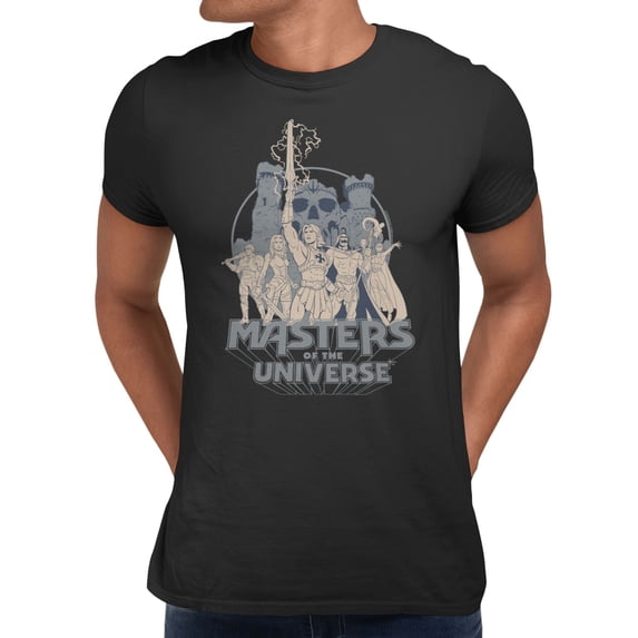 Masters Of The Universe Movie Castle Grayskull Groupshot Men's T Shirt (Black, S-XXXL)