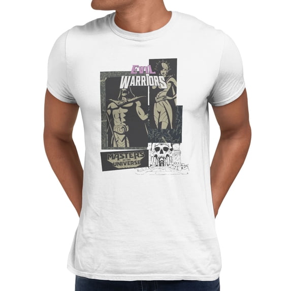 Masters Of The Universe Movie Evil Warriors Rectangle Men's T Shirt (White, S-XXXL)