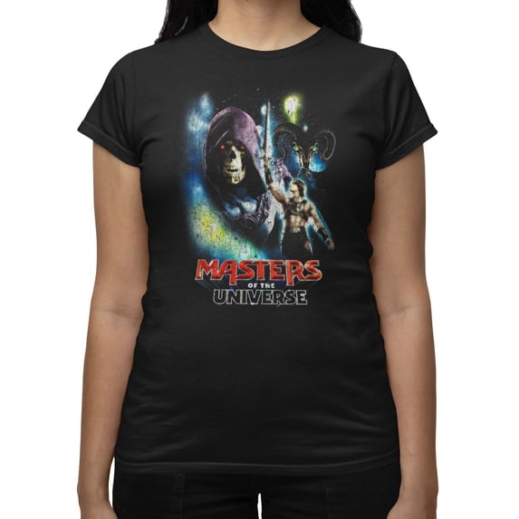 Masters Of The Universe Movie Skeletor And HeWomen's T Shirt (Black, S-XXL)