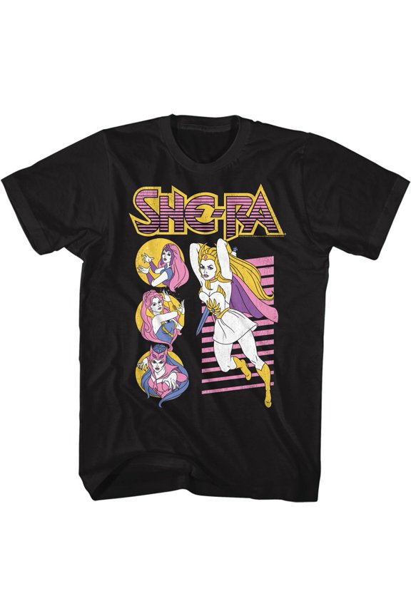 Masters Of The Universe She Ra And Co Black Adult T-Shirt 4Xlt