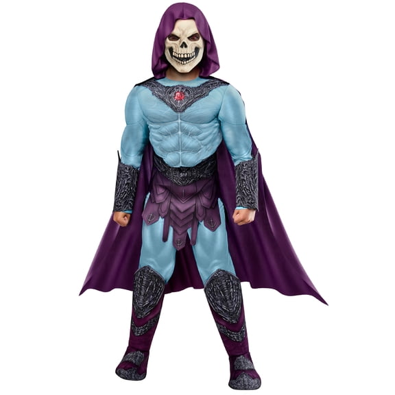 Masters Of The Universe Skeletor Deluxe Costume for Kids by Rubies, Boys Small