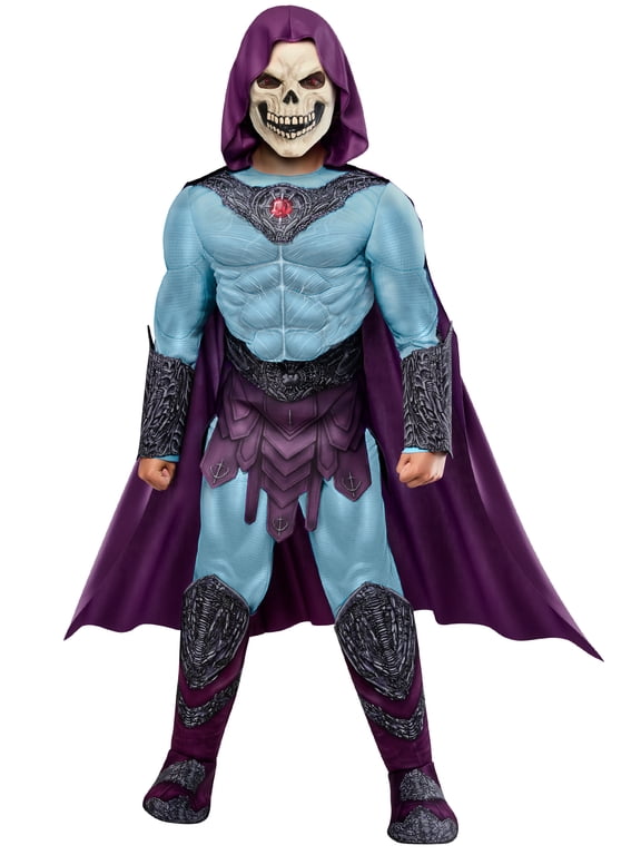 Masters Of The Universe Skeletor Deluxe Costume for Kids by Rubies, Boys Small