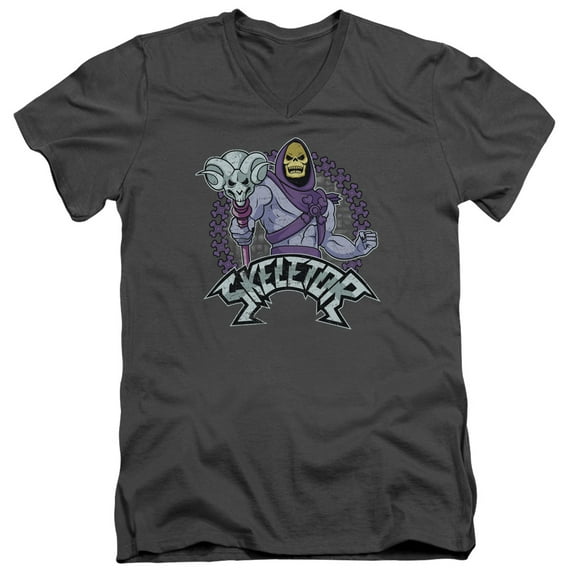 Masters Of The Universe - Skeletor - Slim Fit V Neck Shirt - XX-Large
