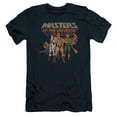 thumbnail image 1 of Masters Of The Universe/Team Of Heroes S/S Adult 30/1 T-Shirt Navy, 1 of 1