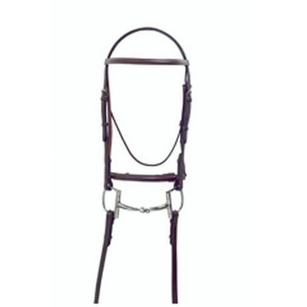 Masters Plain Raised Bridle (Havana, Full)