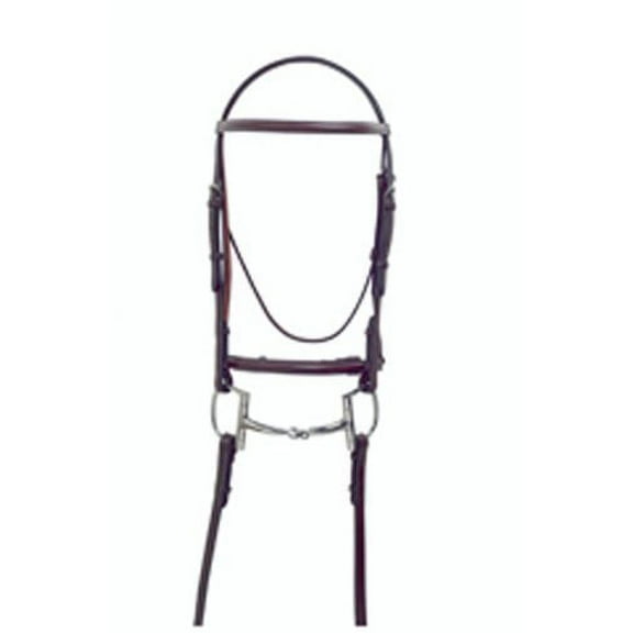 Masters Plain Raised Bridle (Havana, Full)