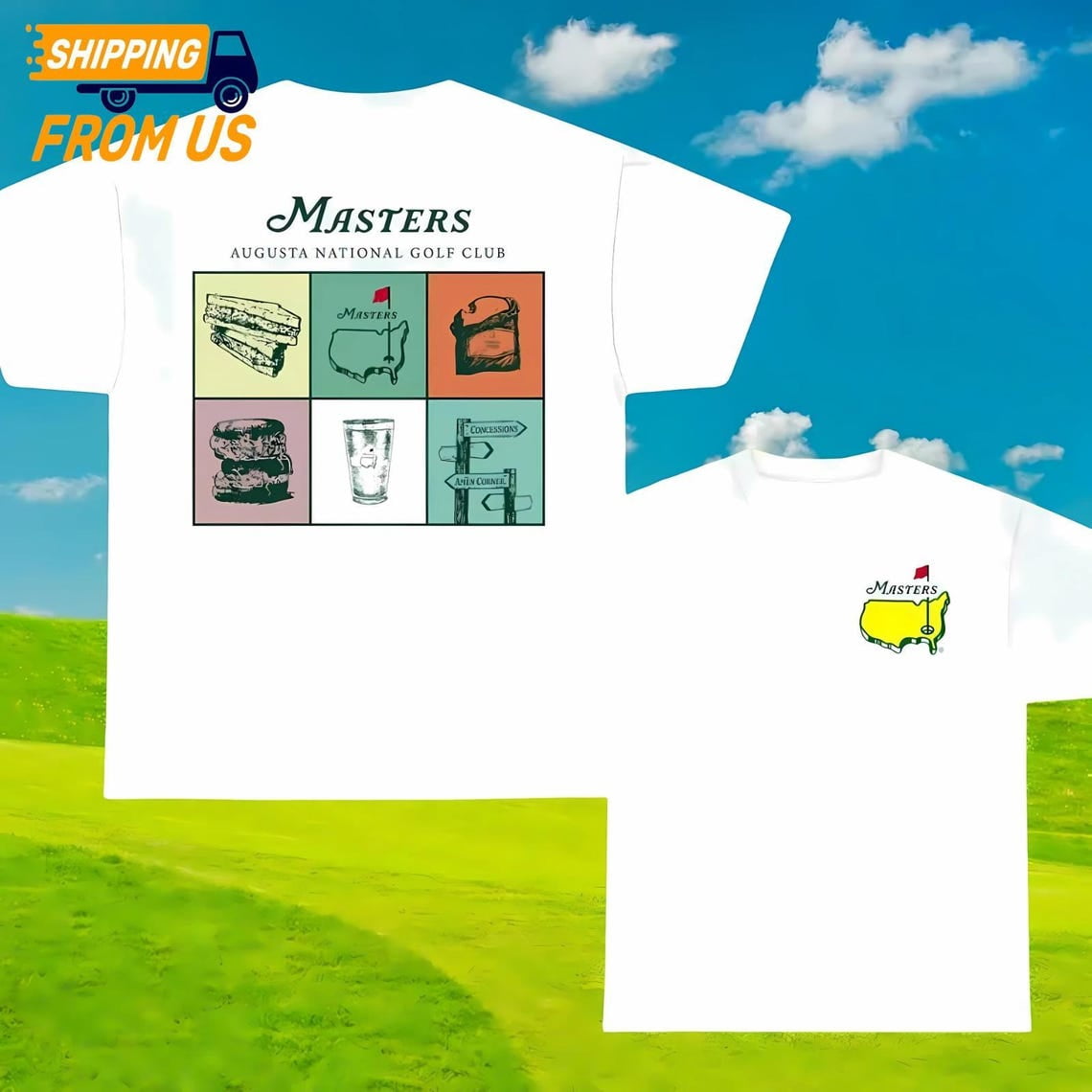 Masters Tournament 2025 Shirt, The Masters Golf Tournament T-shirt ...