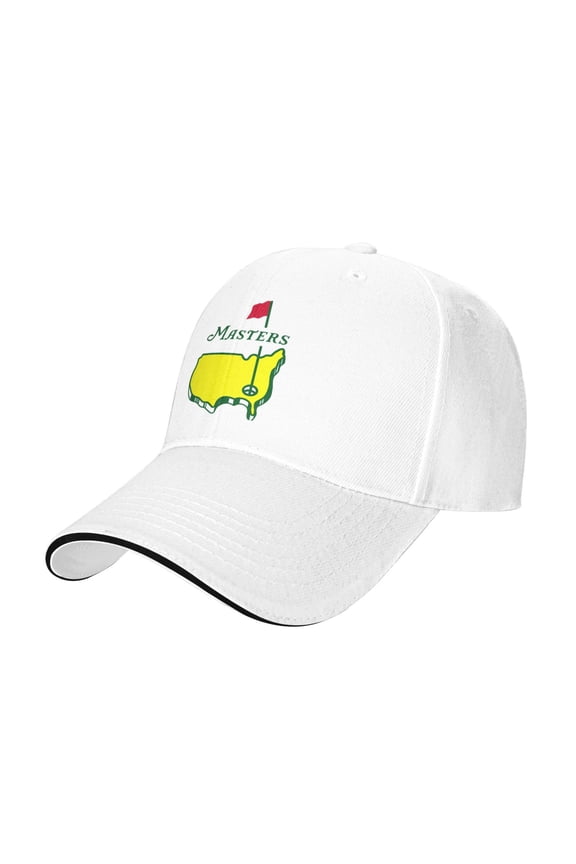 Masters Tournament Golf Baseball Cap Adjustable Magic Buckle Design Casual Sandwich Baseball Hat for Men Women Headwear
