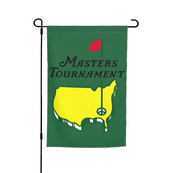 Masters Tournament Golf Garden Flag Double Side Printing Flag for Outdoor Yard Decoration 12x18 Inch