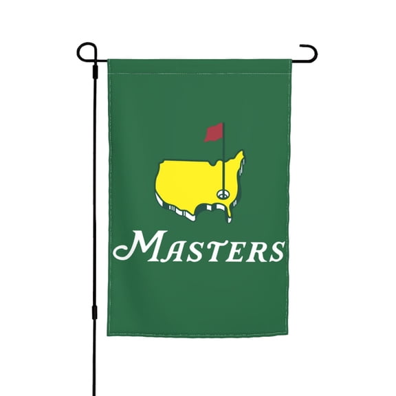 Masters Tournament Golf Garden Flag Double Side Printing Flag for Outdoor Yard Decoration 12x18 Inch