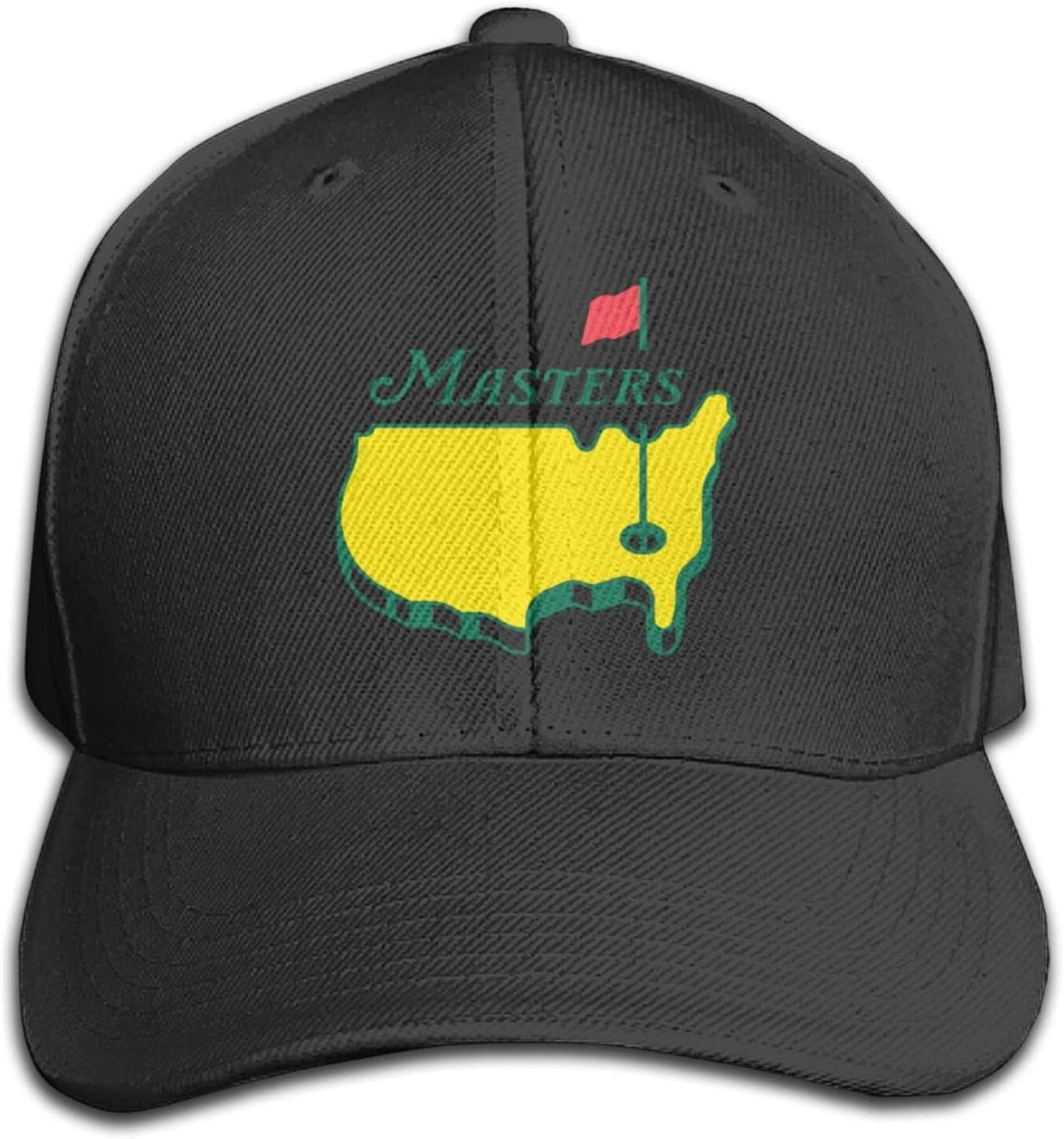 Masters Tournament Sport Hat Augusta National Golf Solid Peaked Cap
